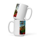 White glossy mug